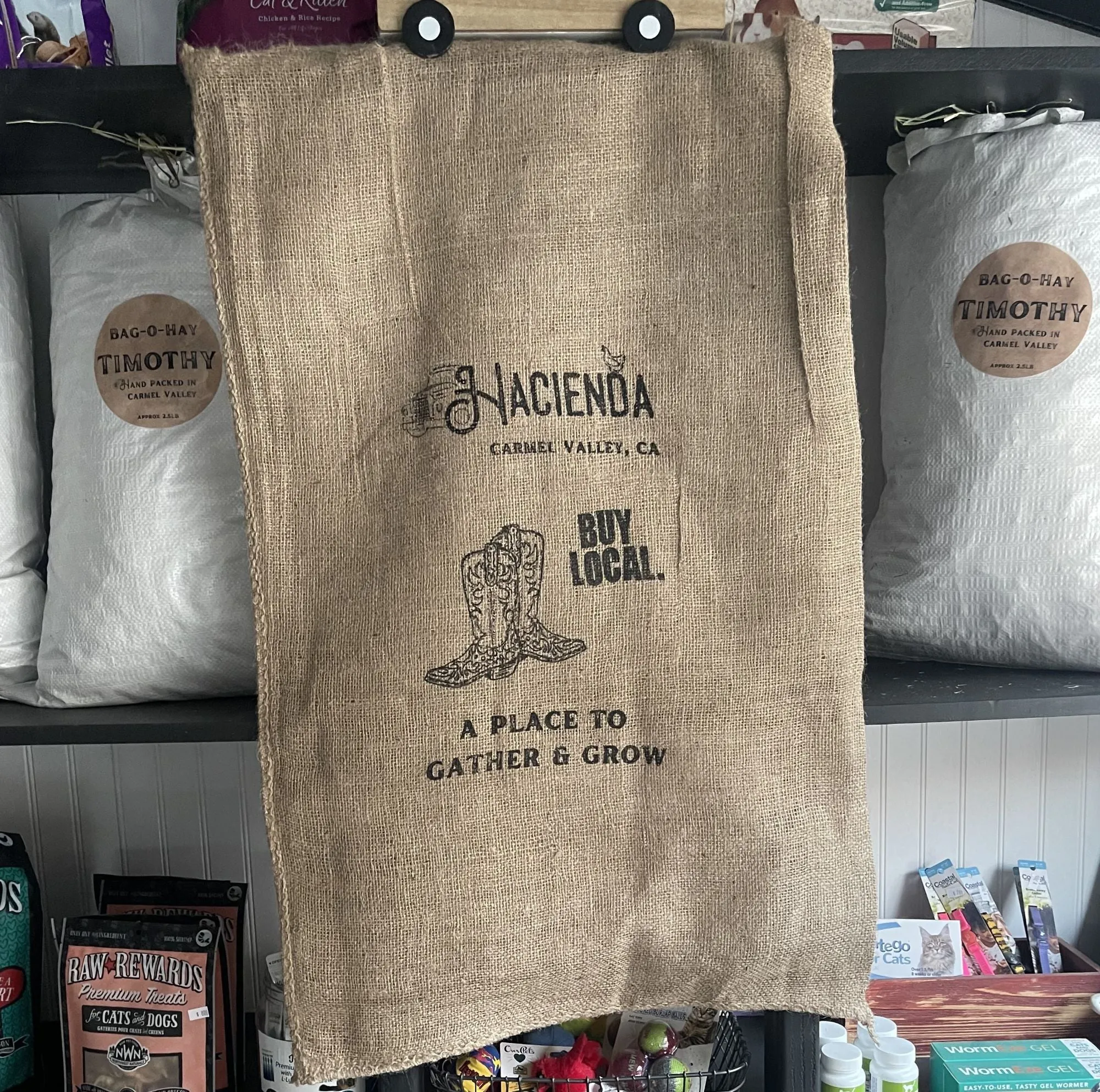 22" x 36" Custom Printed Burlap Bags (100 Lb Capacity)