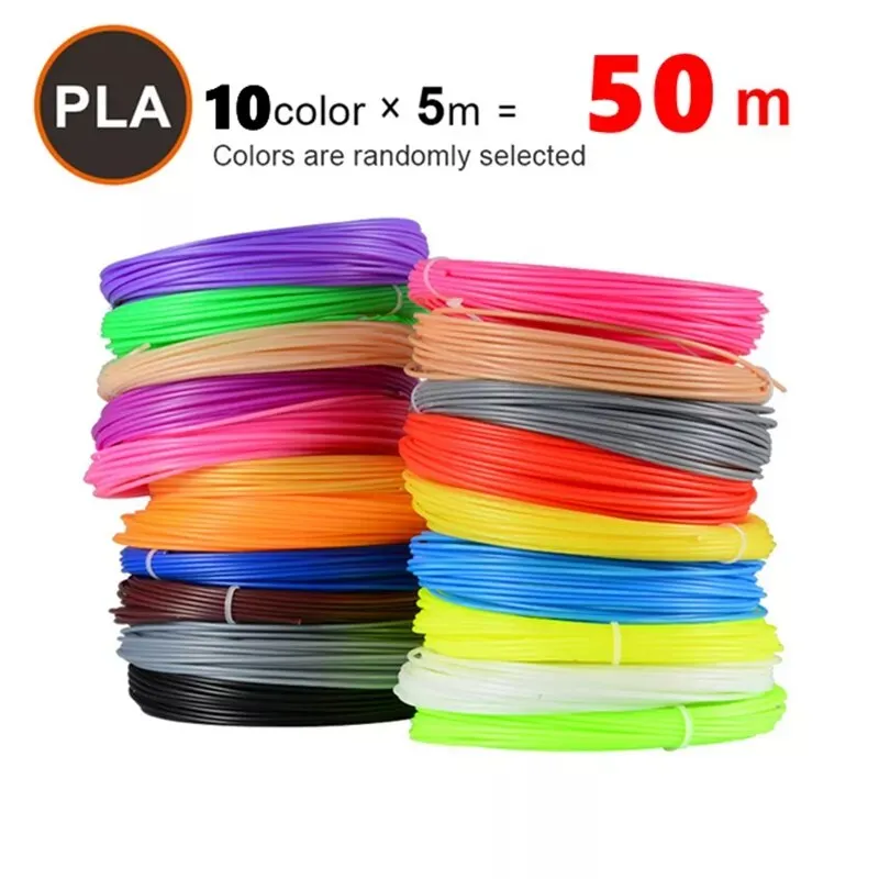 3D Pen Filament 100m x 20 color  Printing Material  PLA 1.75mm Plastic Refill for 3D Impresora Drawing Printer Pen for Child