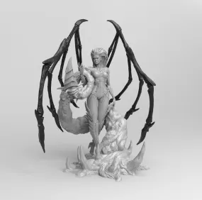 A016 - Sarah Kerrigan StarCraft Character design, STL 3D Model design print download file