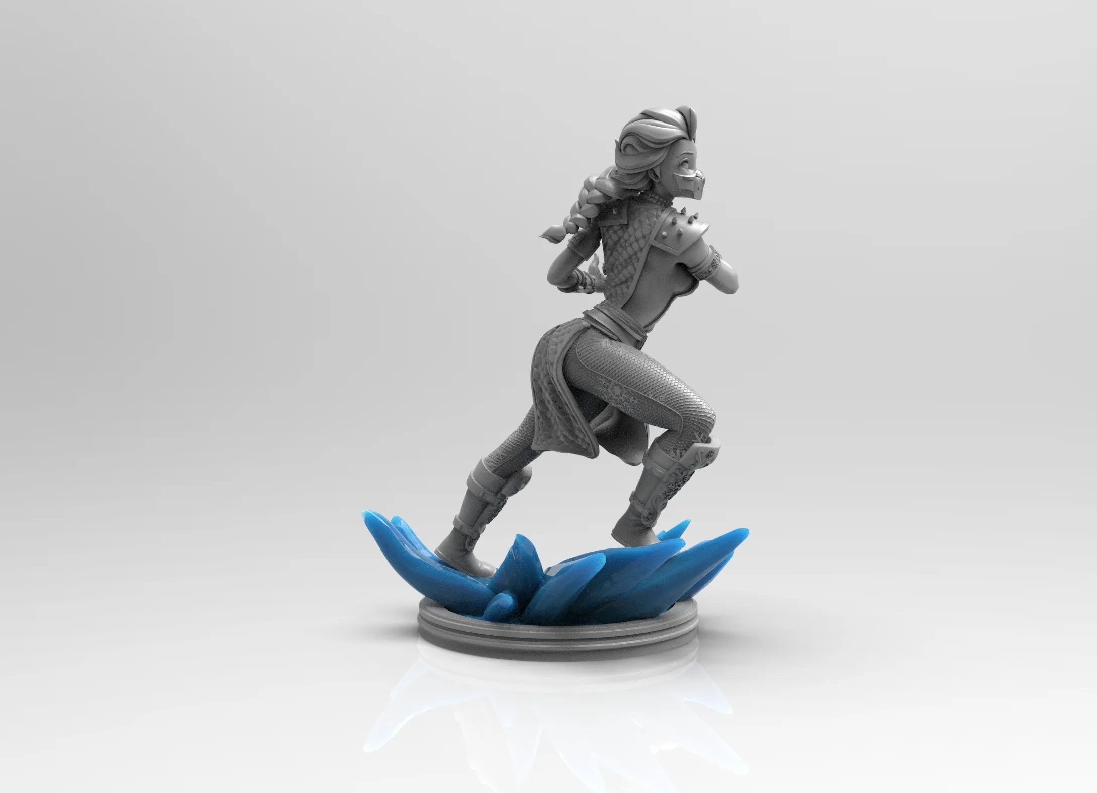 A228 - Mix fans art design, Subzero crossover Frozen, STL 3D model design print download file