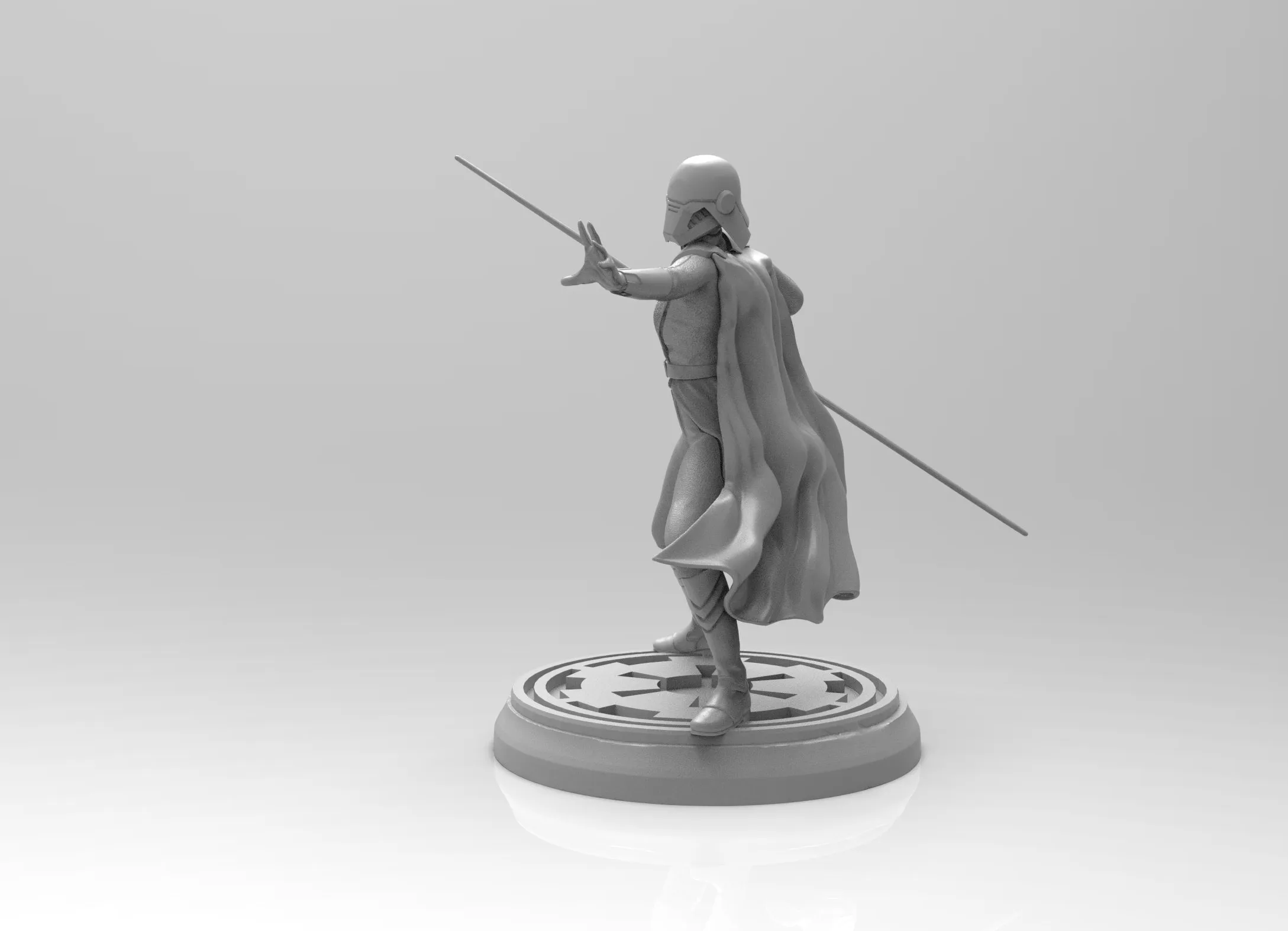 A229 - Movies character design, SW Trill with light sober, STL 3D model design print download files