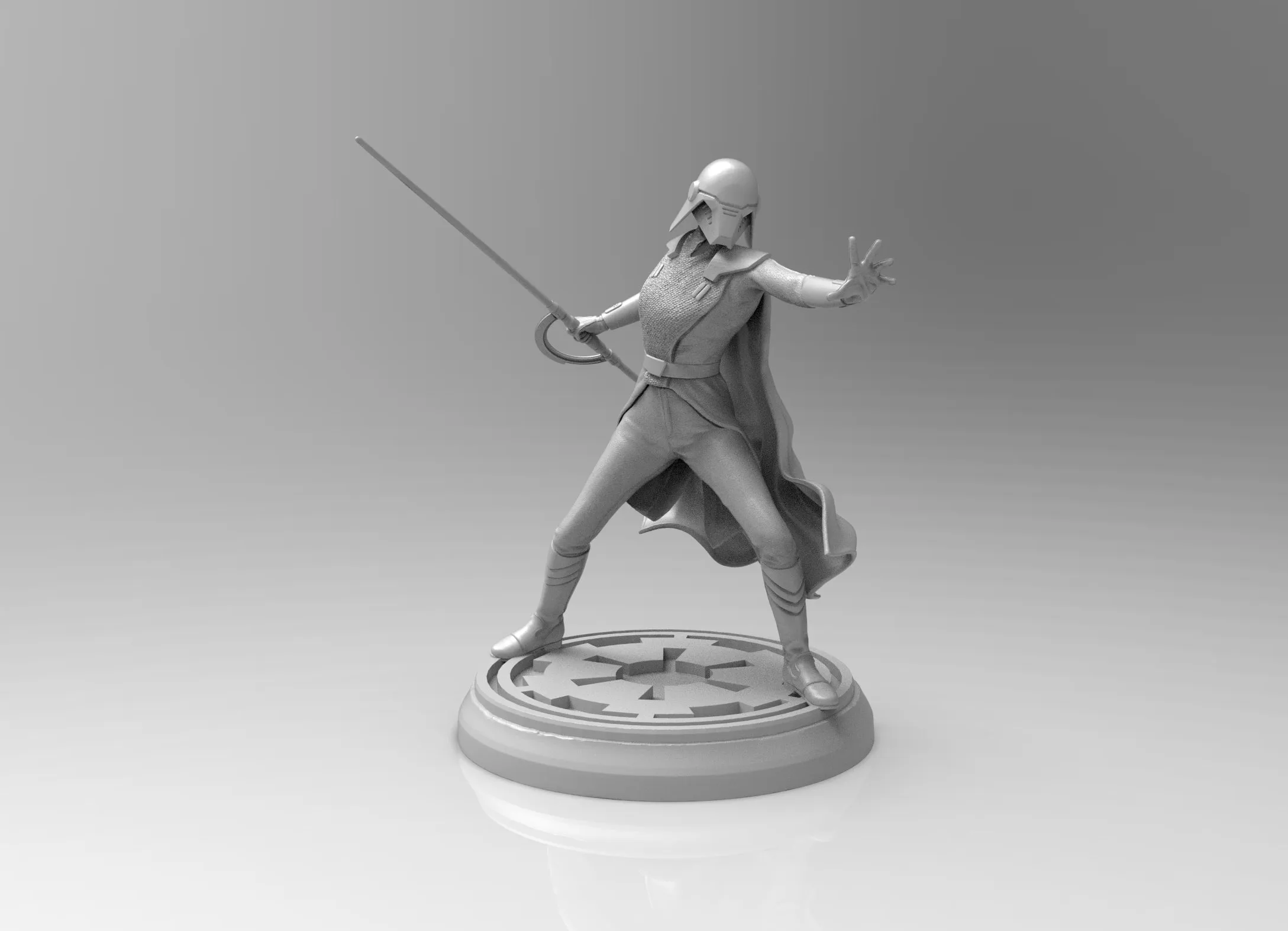 A229 - Movies character design, SW Trill with light sober, STL 3D model design print download files