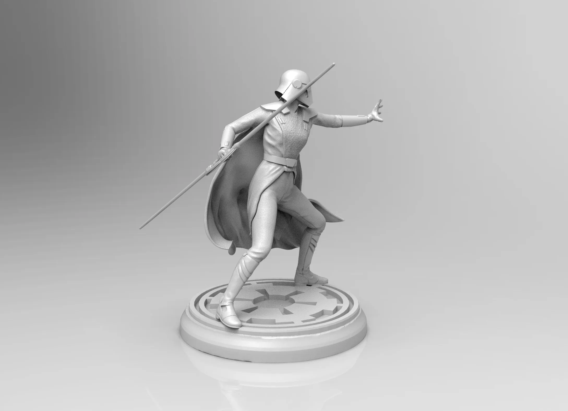 A229 - Movies character design, SW Trill with light sober, STL 3D model design print download files