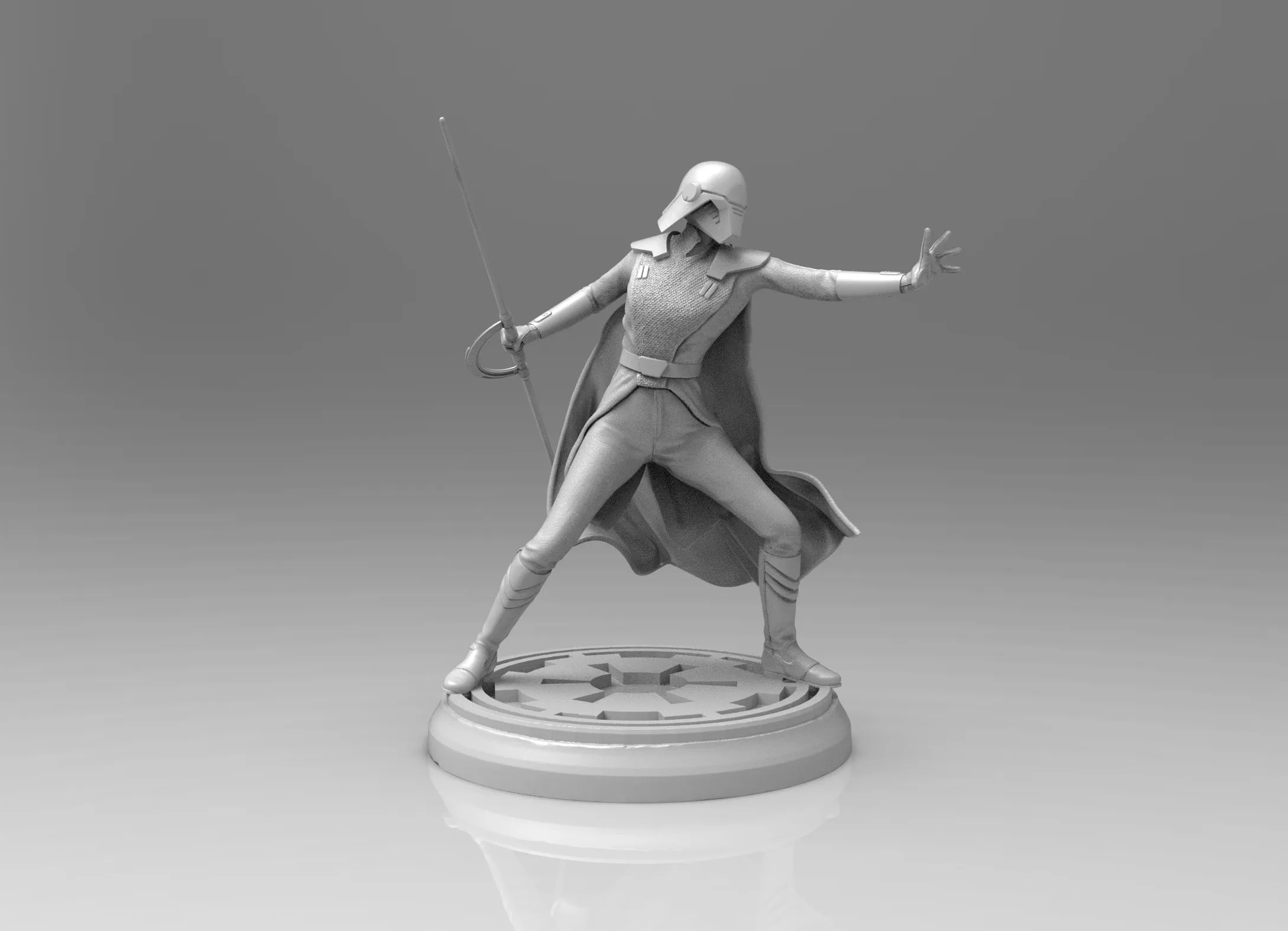 A229 - Movies character design, SW Trill with light sober, STL 3D model design print download files