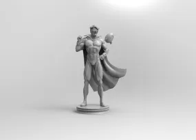 A240 - Comic character design, Boost Gold statue, STL 3D model design print download file