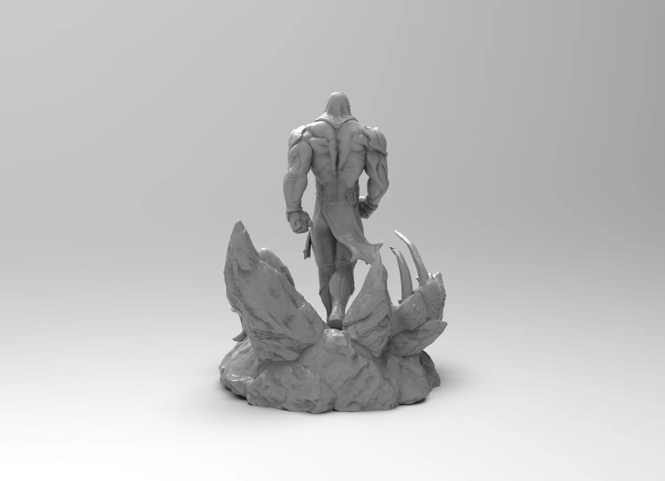 A241 - Comic character design, Drak seid the muscle guys, STL 3D model design print download file