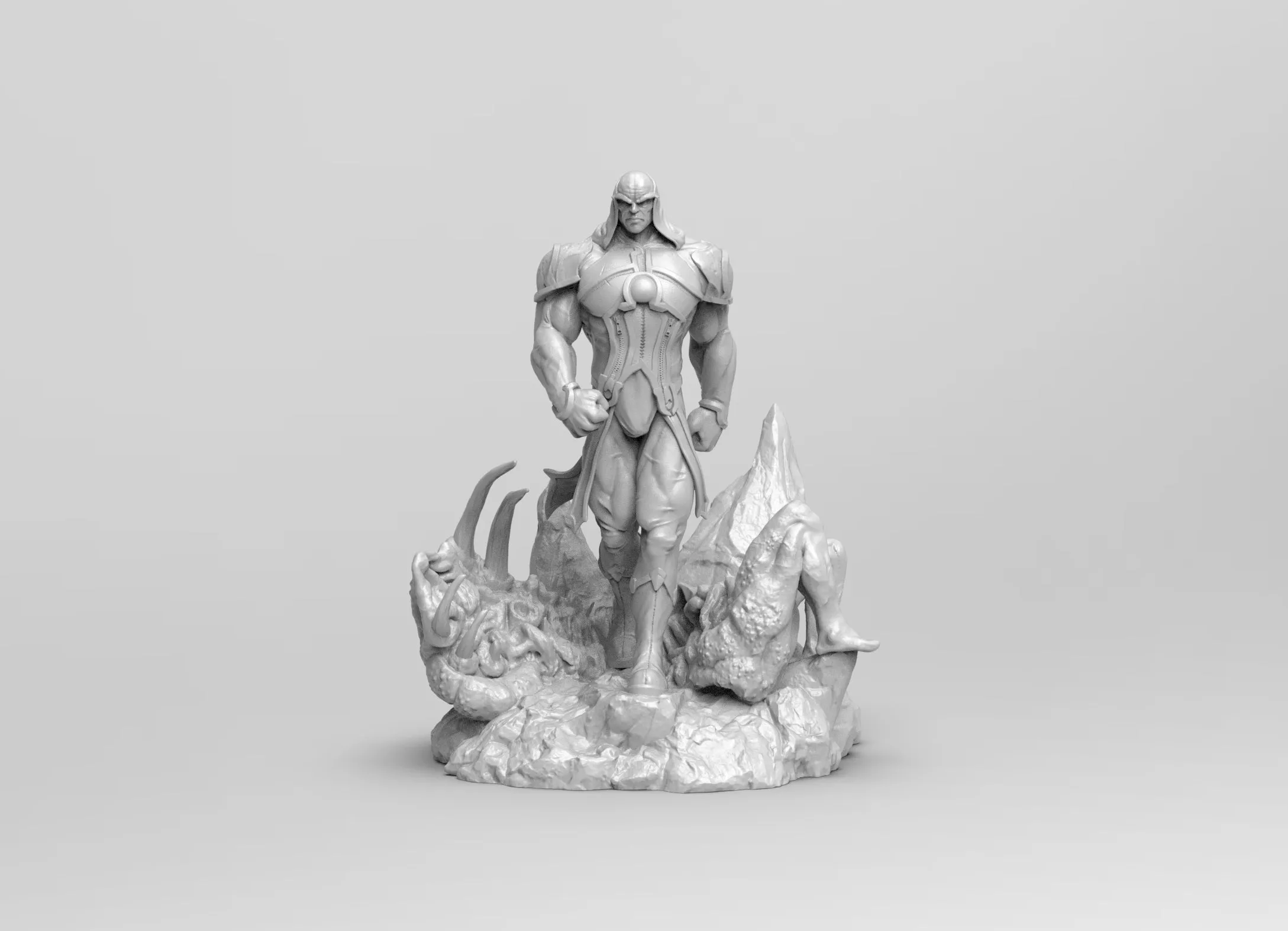 A241 - Comic character design, Drak seid the muscle guys, STL 3D model design print download file