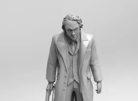 A244 - Comic character design, Joker statue, STL 3D model design print download file