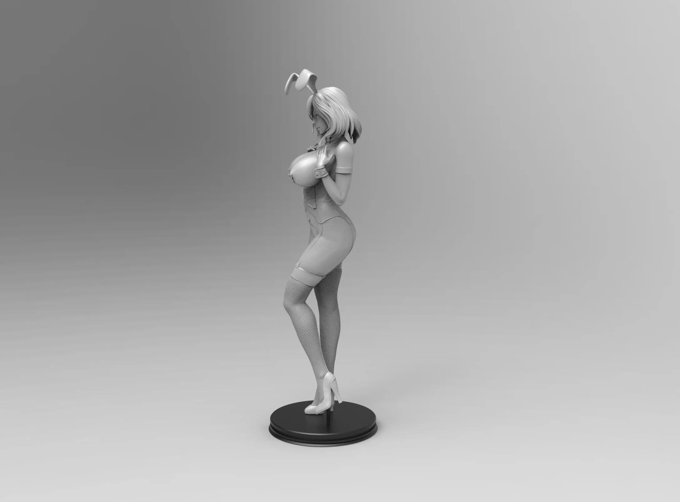 A305 - NSFW Bunny Character design 004, STL 3D model design print download files