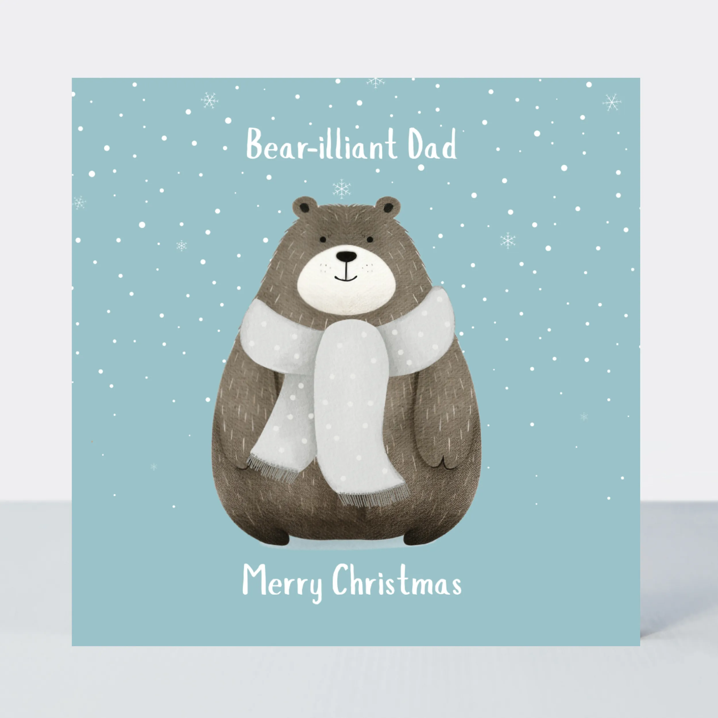 Bear-illiant Dad Christmas Card