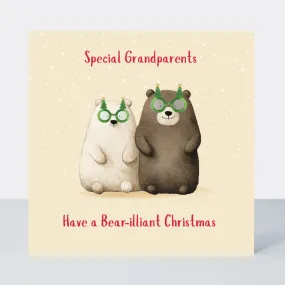 Bear-illiant Grandparents Christmas Card