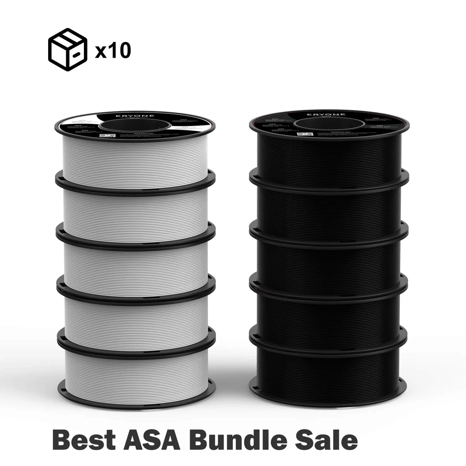 Bundle Sale- ERYONE ASA 3D Filament 1kg  FREE SHIPPING(MOQ:10 Rolls,Can Mix Color)