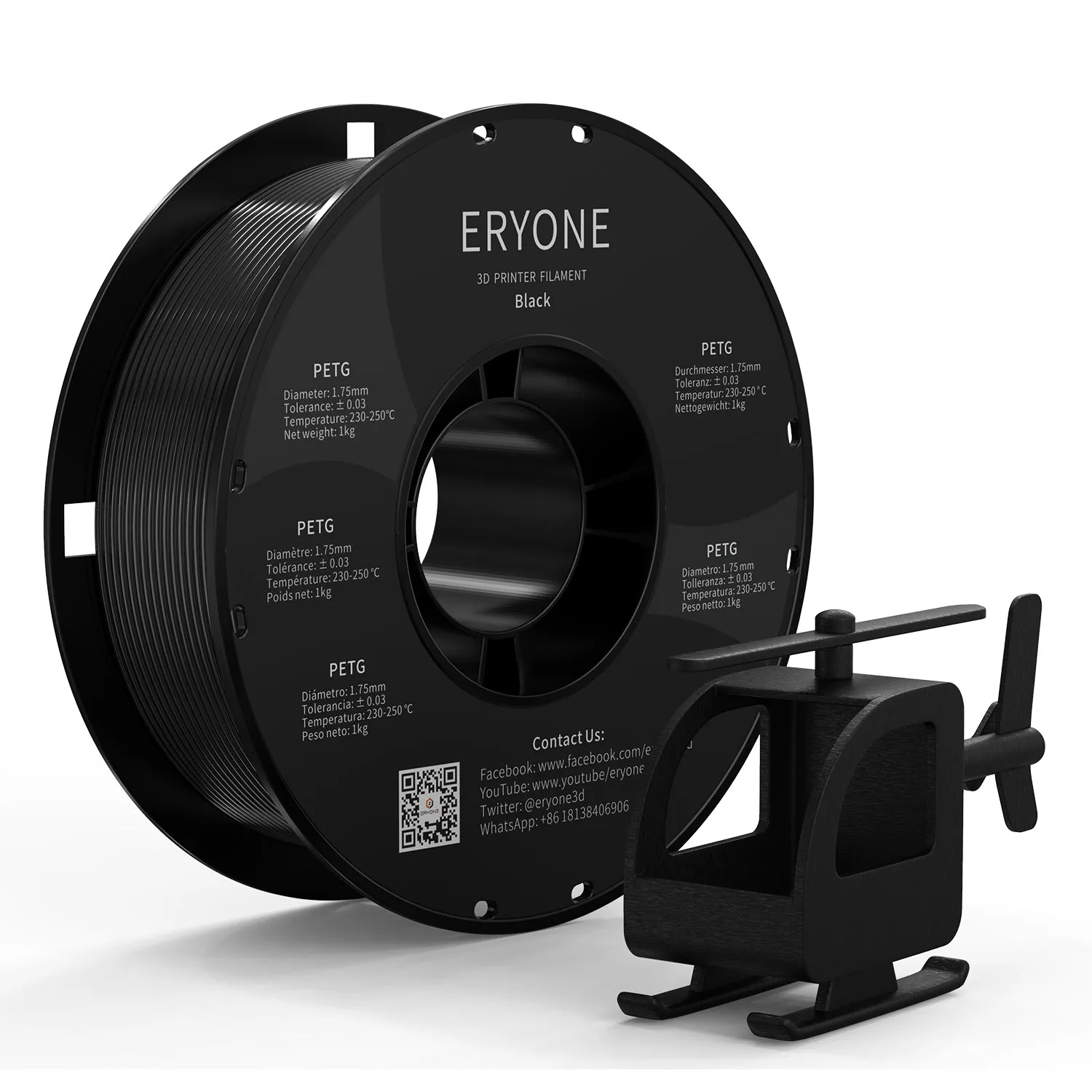 Bundle Sale- ERYONE PETG&Carbon Fiber PETG 3D Filament 1kg  FREE SHIPPING(MOQ:10 rolls,can mix color)