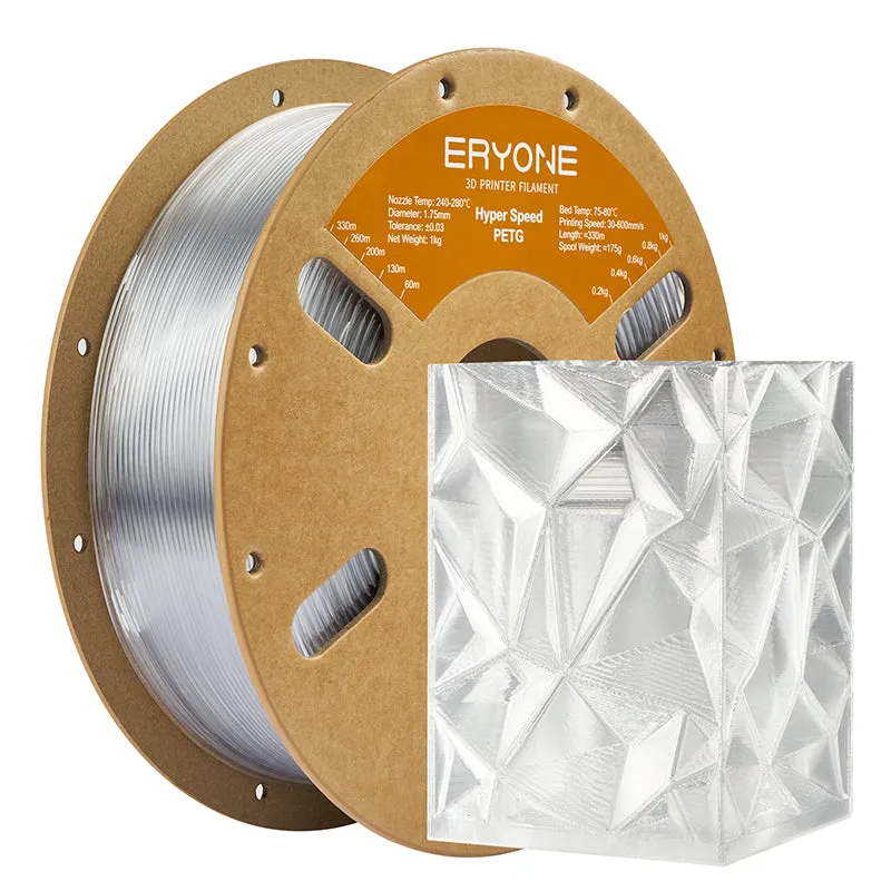 Bundle Sale- ERYONE PETG&Carbon Fiber PETG 3D Filament 1kg  FREE SHIPPING(MOQ:10 rolls,can mix color)