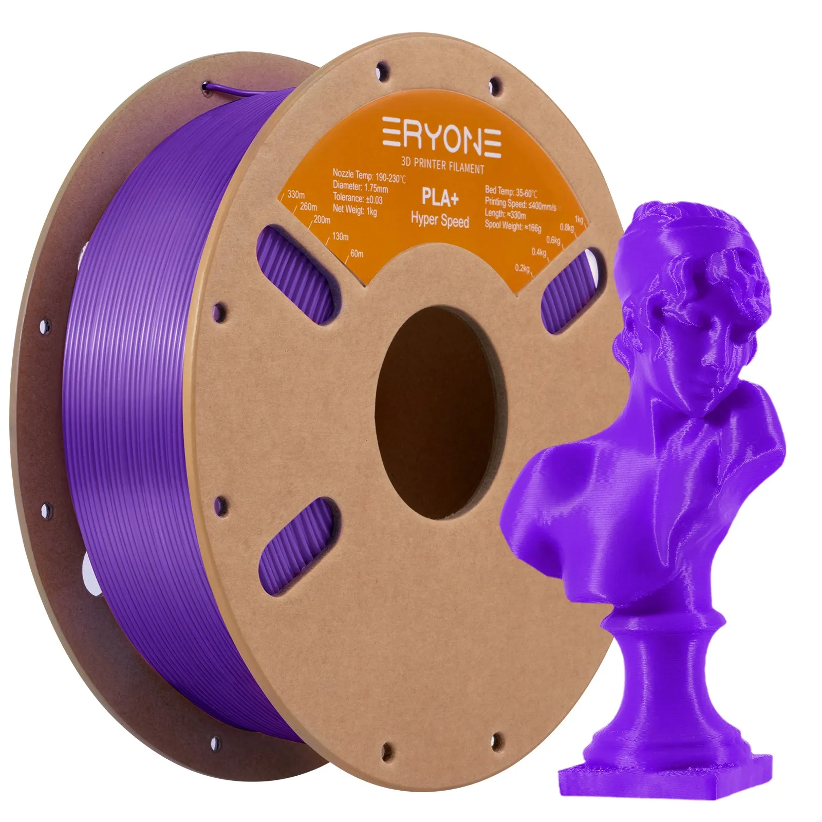 Bundle Sale- ERYONE PLA  3D Filament 1kg  FREE SHIPPING(MOQ:10 rolls,can mix color)