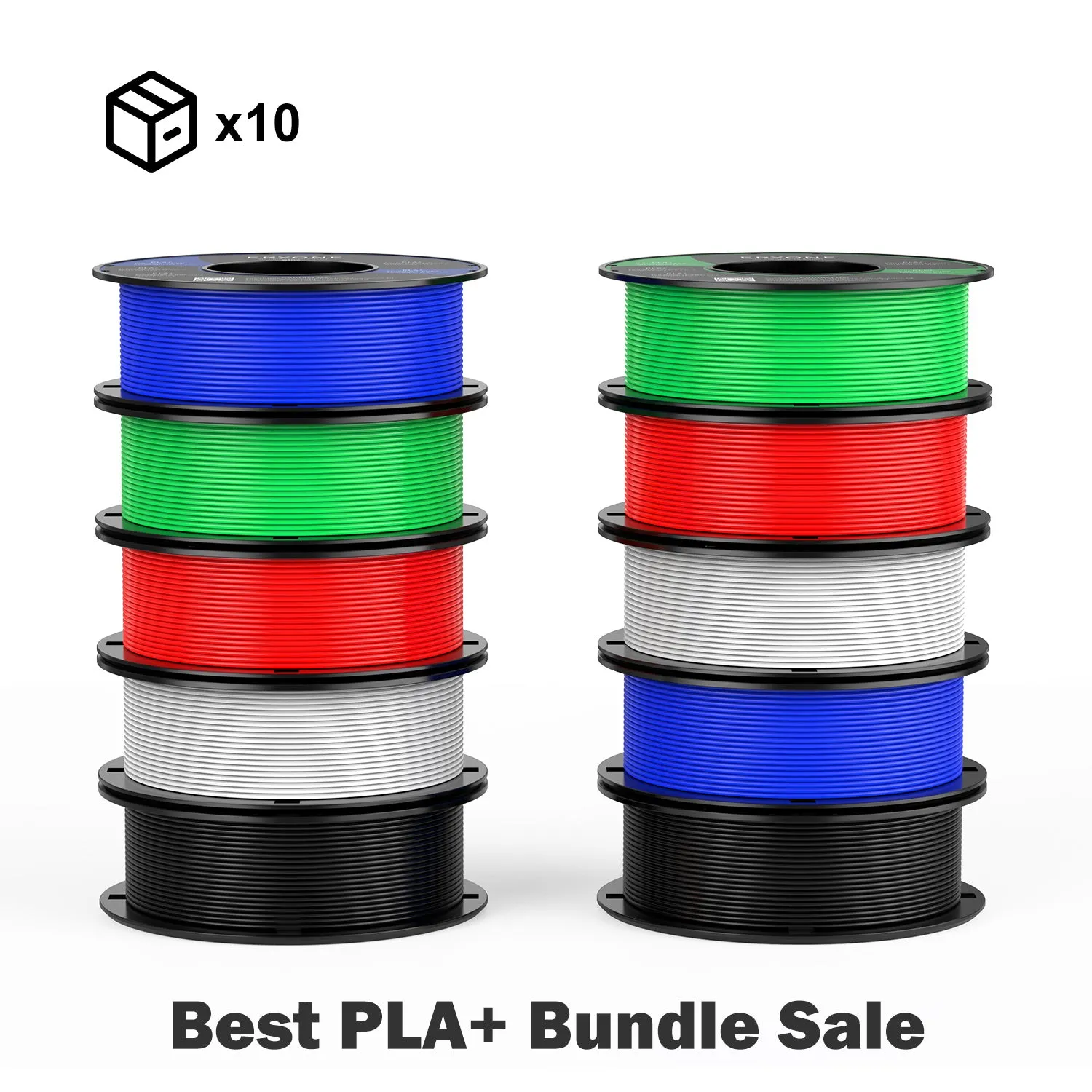 Bundle Sale- ERYONE PLA  3D Filament 1kg  FREE SHIPPING(MOQ:10 rolls,can mix color)