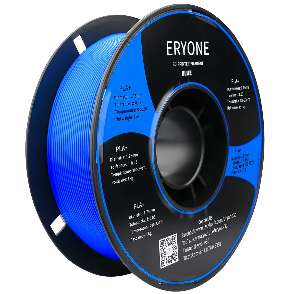 Bundle Sale- ERYONE PLA  3D Filament 1kg  FREE SHIPPING(MOQ:10 rolls,can mix color)