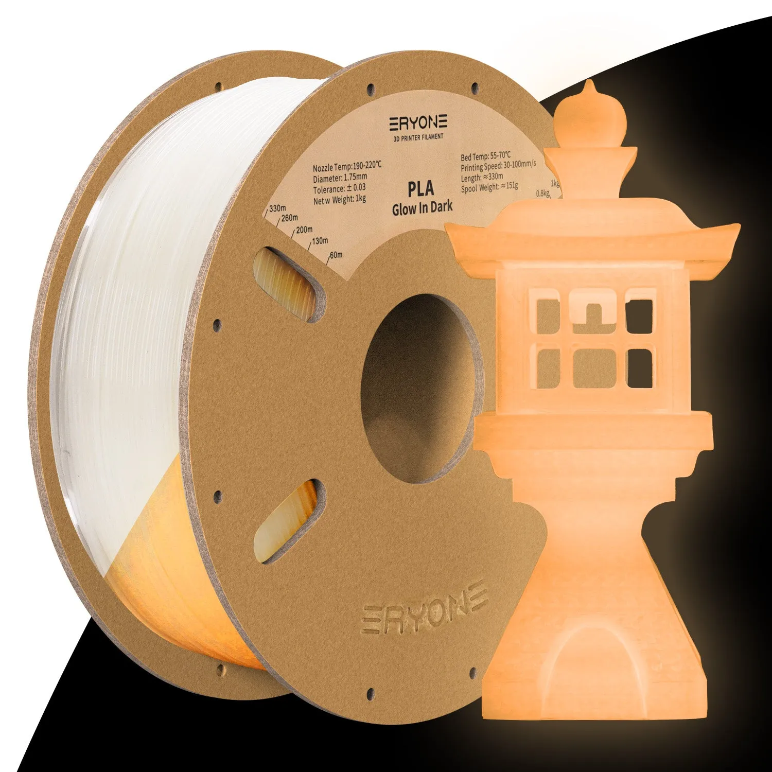 Bundle Sale- ERYONE Special PLA 3D Filament 1kg  FREE SHIPPING(MOQ:3 rolls,mixable )