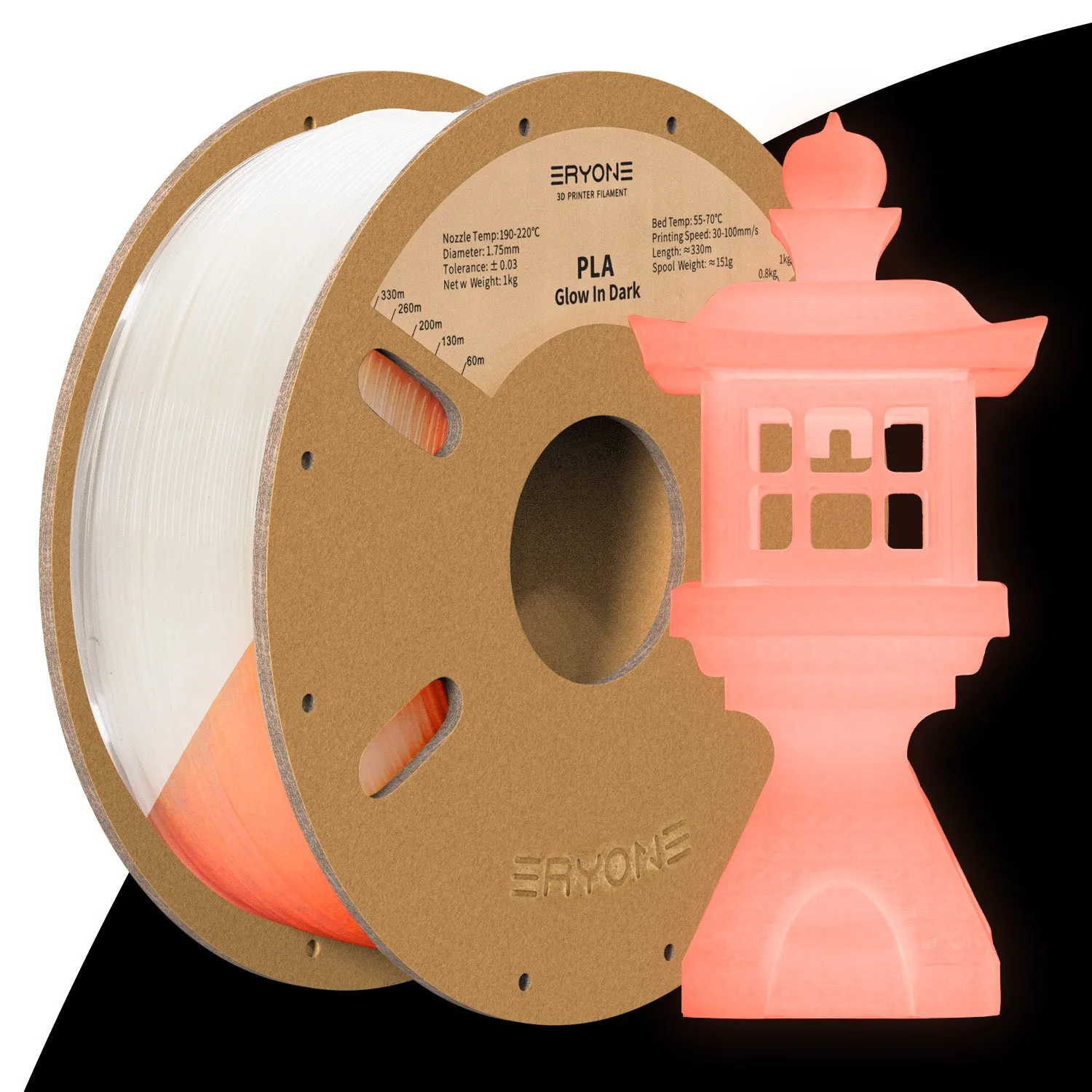 Bundle Sale- ERYONE Special PLA 3D Filament 1kg  FREE SHIPPING(MOQ:3 rolls,mixable )