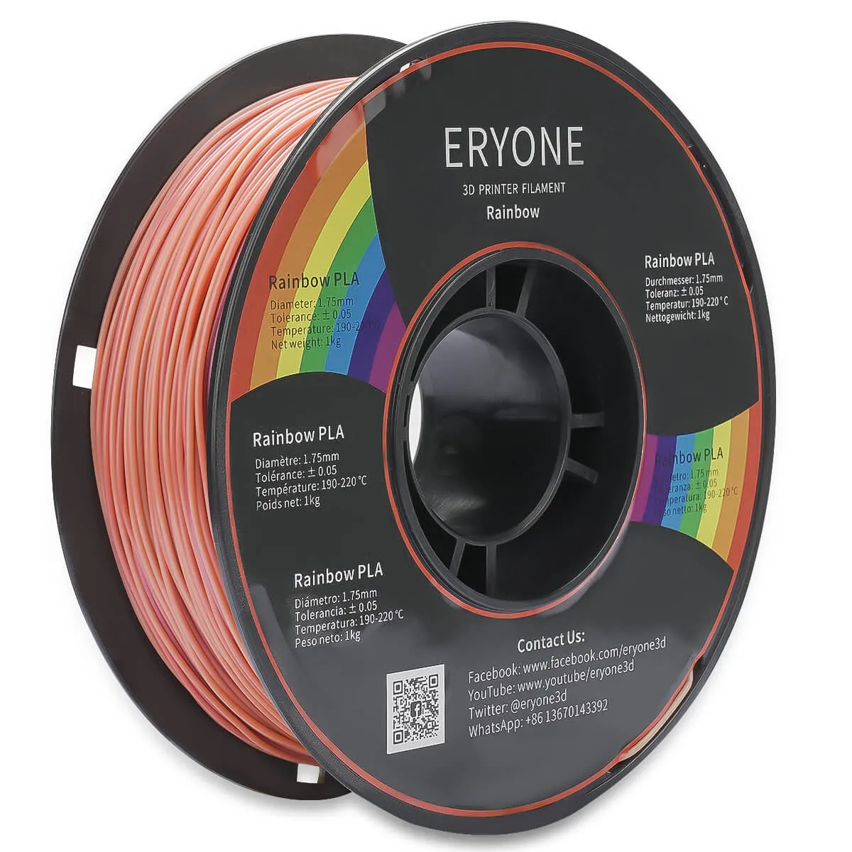 Bundle Sale- ERYONE Special PLA 3D Filament 1kg  FREE SHIPPING(MOQ:3 rolls,mixable )