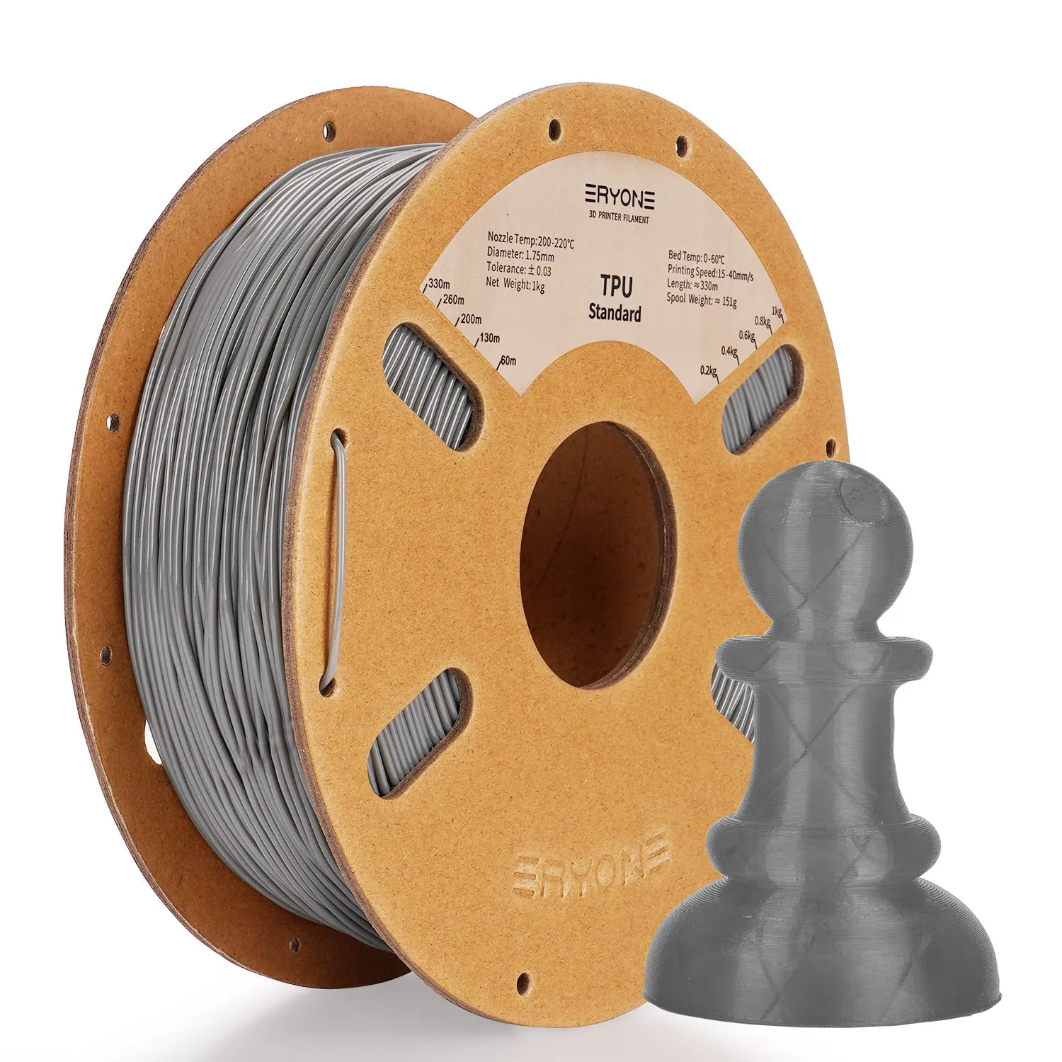 Bundle Sale- ERYONE TPU 3D Filament 0.5kg&1kg  FREE SHIPPING(MOQ:10 rolls,can mix color)