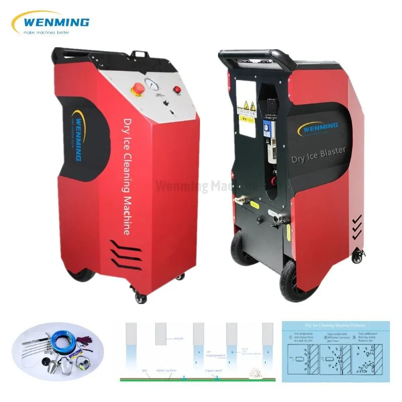 Car Engine Dry Ice Cleaning Machine