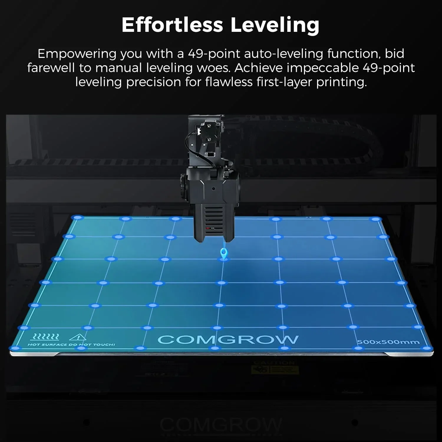 Comgrow T500 3D Printer: Extra large format Klipper powered 3D Printer