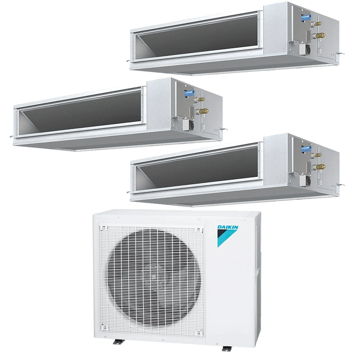 Daikin 3-Zone Concealed Ducted Hyper Heat Mini-Split 36000 BTU Heat Pump Air Conditioner 12k   15k   18k - 15.9 SEER2