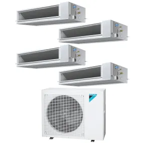 Daikin 4-Zone Concealed Ducted Hyper Heat Mini-Split 36000 BTU Heat Pump Air Conditioner 9k   9k   9k   9k - 15.9 SEER2