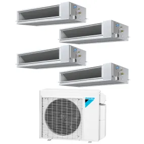 Daikin 4-Zone Concealed Ducted Mini-Split 36000 BTU Heat Pump Air Conditioner 9k   9k   12k   12k - 14.9 SEER2