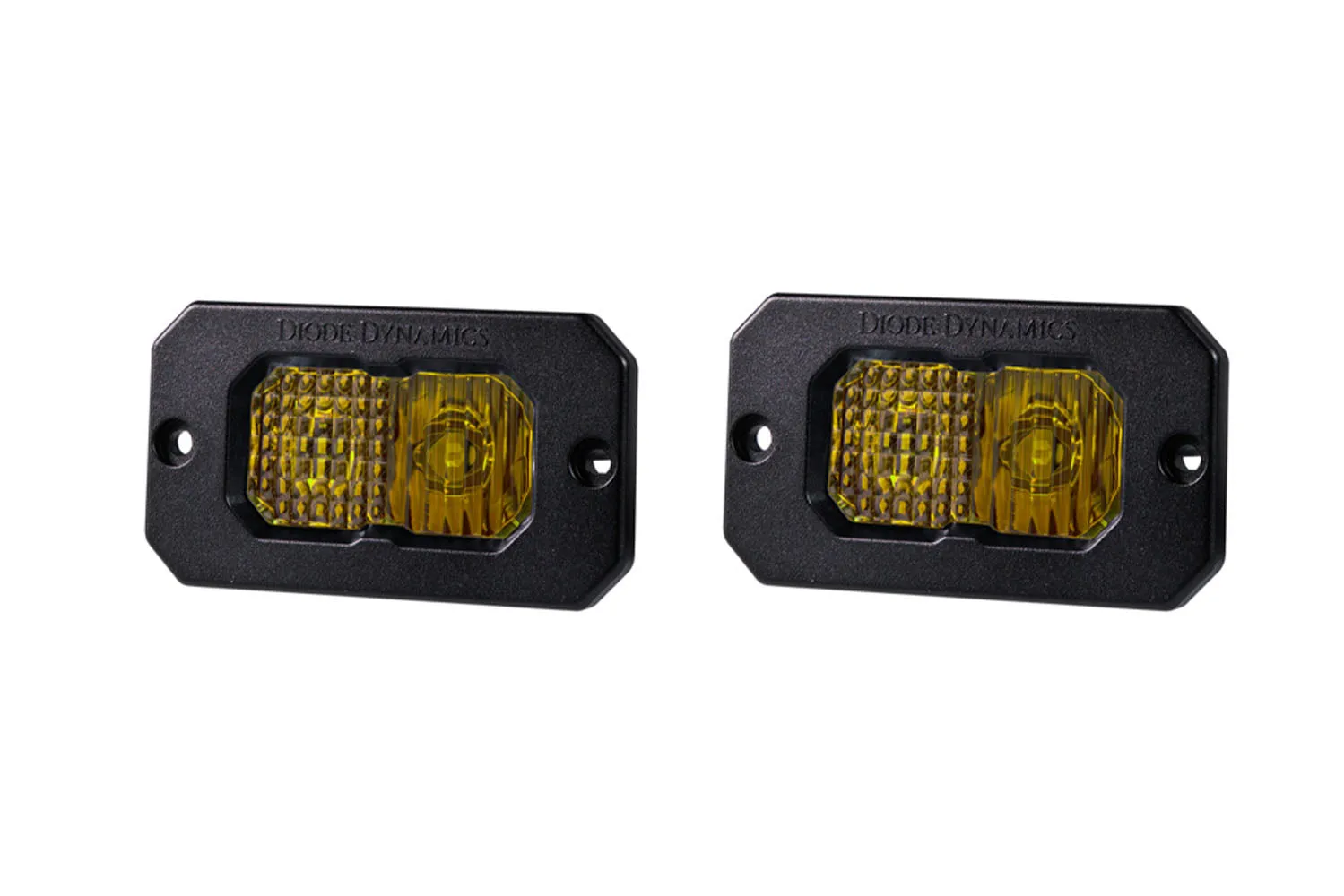 Diode Dynamcs - Stage Series 2in LED Pod Pro Yellow Combo Flush ABL (pair)