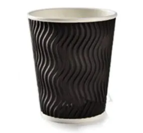 Disposable Coffee Paper Cup, Thickened Anti-Scalding Corrugated Paper Cup, Milk Tea Hot Drink Cup, Take-Away Cup