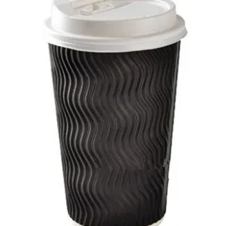 Disposable Coffee Paper Cup, Thickened Anti-Scalding Corrugated Paper Cup, Milk Tea Hot Drink Cup, Take-Away Cup