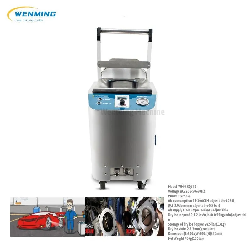 Dry Ice Car Cleaning Machine