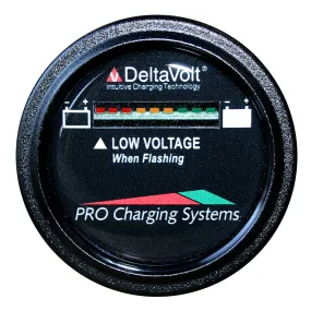 Dual Pro Battery Fuel Gauge - DeltaView? Link Compatible - 64V System (8-8V Batteries)