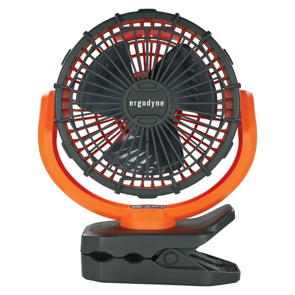 Ergodyne 12800 Chill-Its 6090 Rechargeable Portable Jobsite Fan