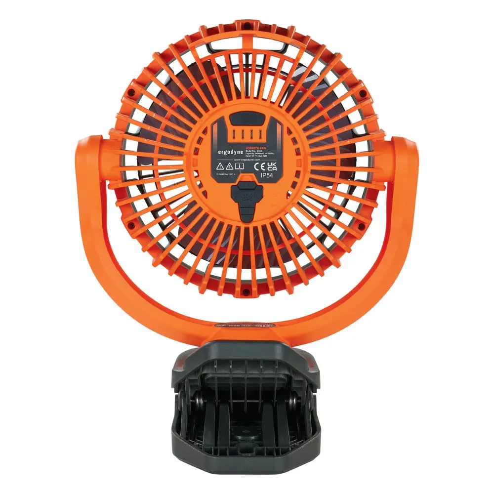 Ergodyne 12800 Chill-Its 6090 Rechargeable Portable Jobsite Fan