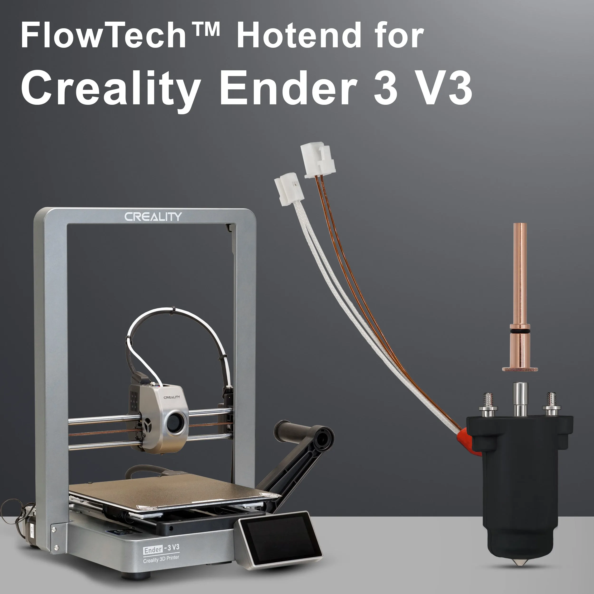 FlowTech™ Hotend for Creality Ender 3 V3 / Ender 3 V3 Plus