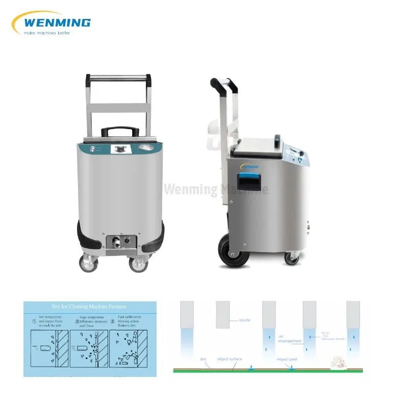 GBQ750 Dry Ice Blasting Machine for cars Co2 dry cleaning