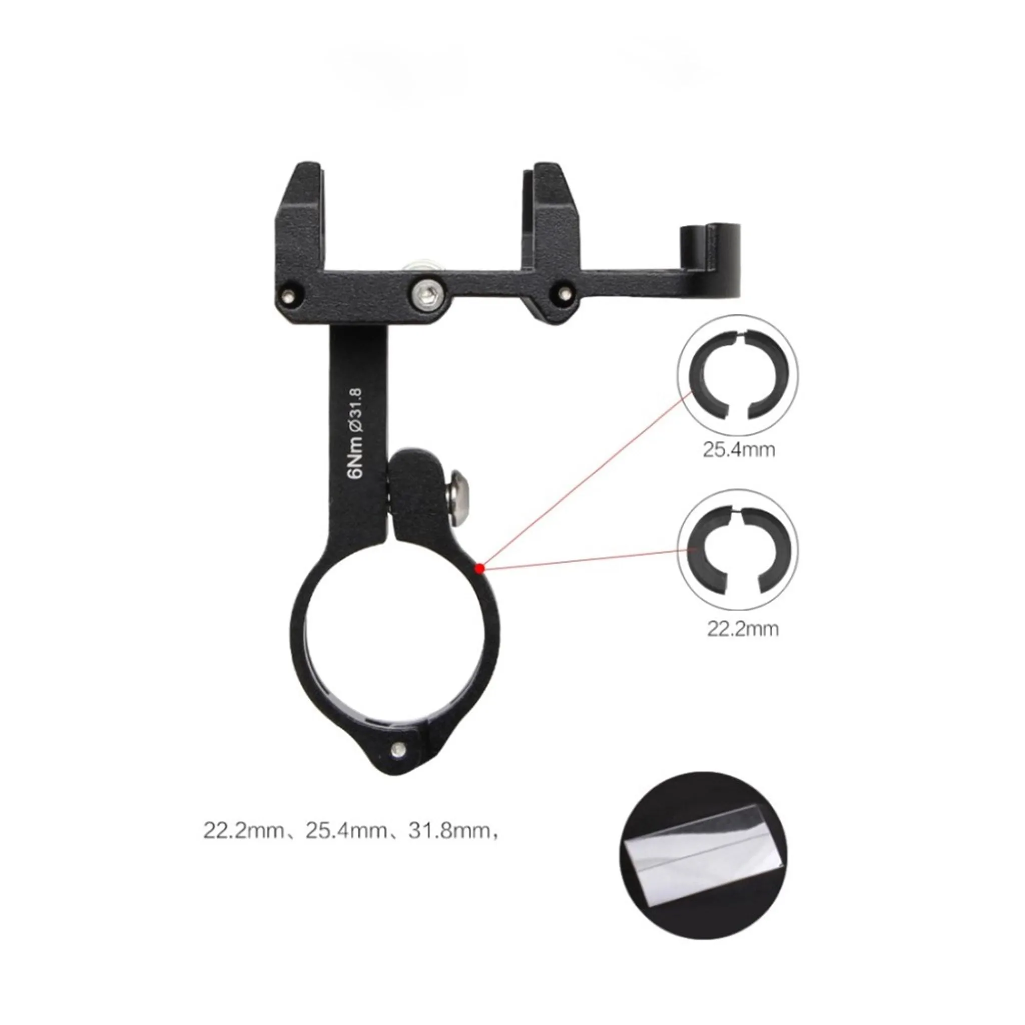 GUB PRO3 bicycle bike handblebar mount - Black