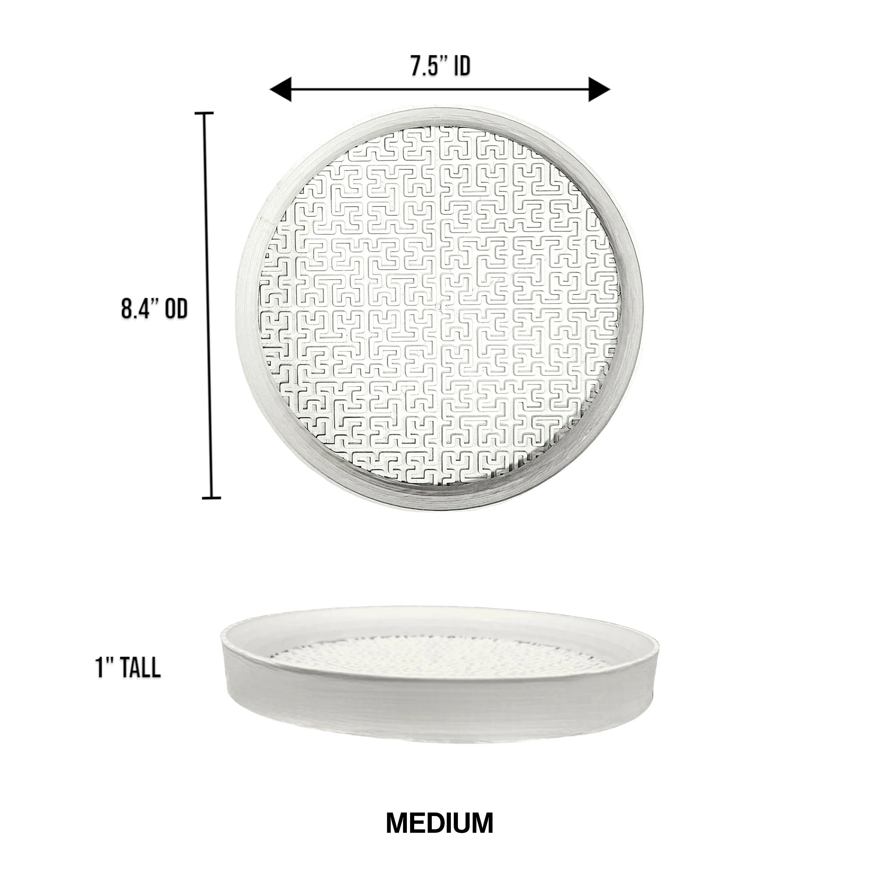 Hexagon Modern Geometric Indoor Eco-Friendly 3D Printed Plant Saucer