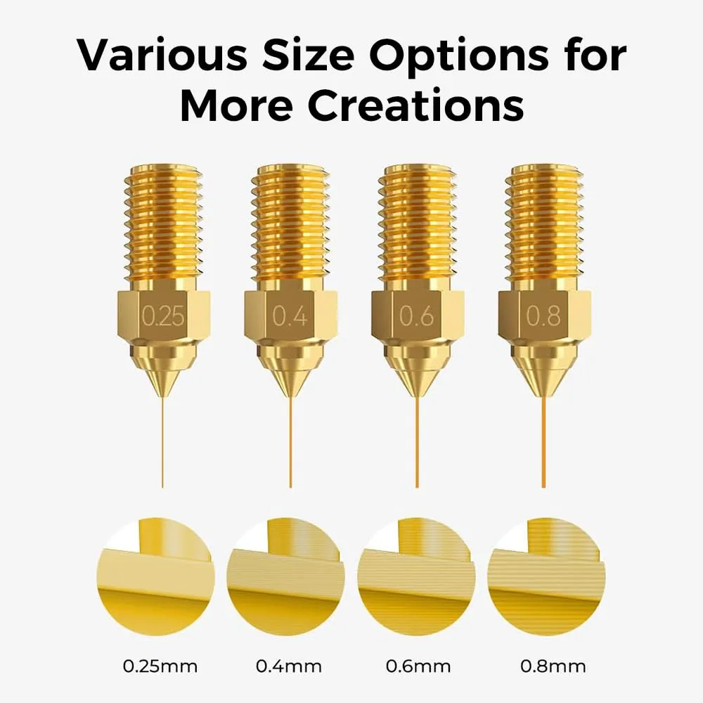 High-Speed Brass Nozzle Kit