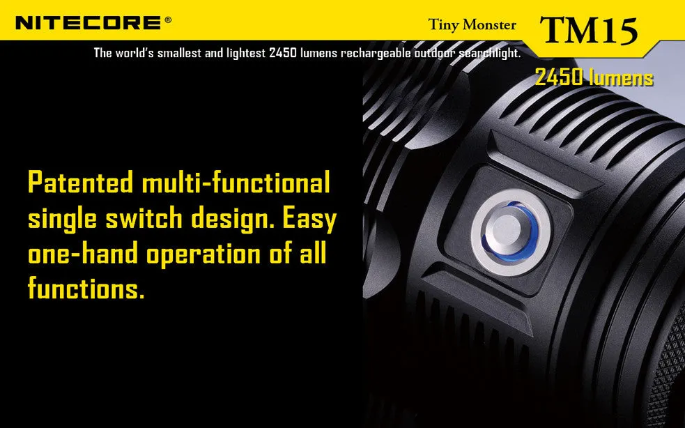 NiteCore TM15 Tiny Monster 2450 Lumen LED Flashlight