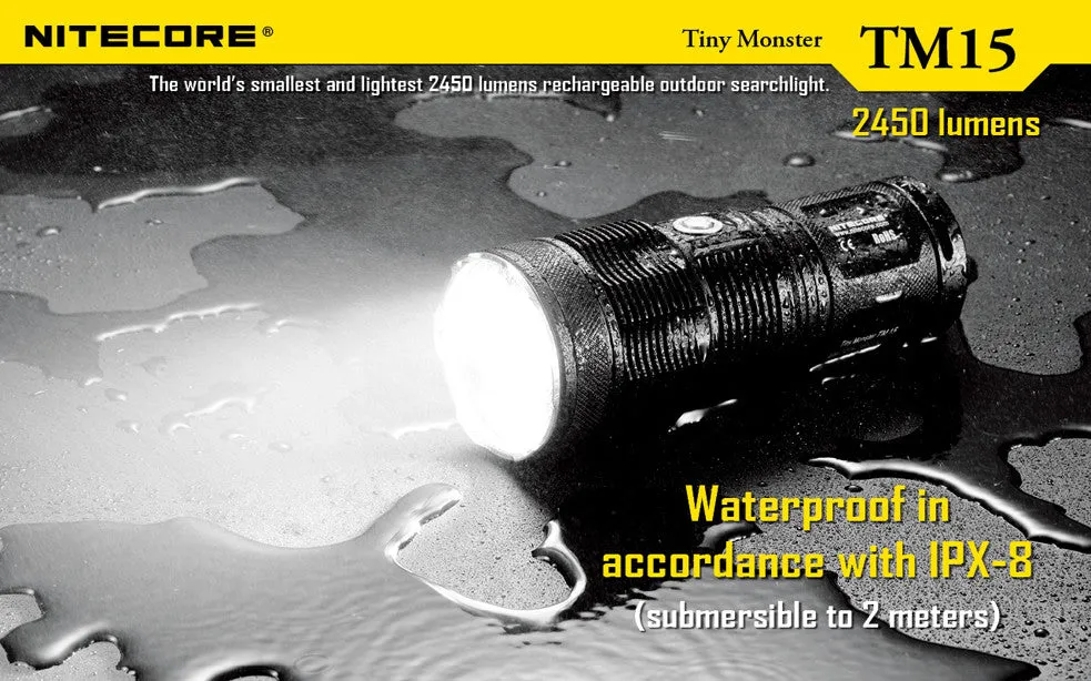 NiteCore TM15 Tiny Monster 2450 Lumen LED Flashlight