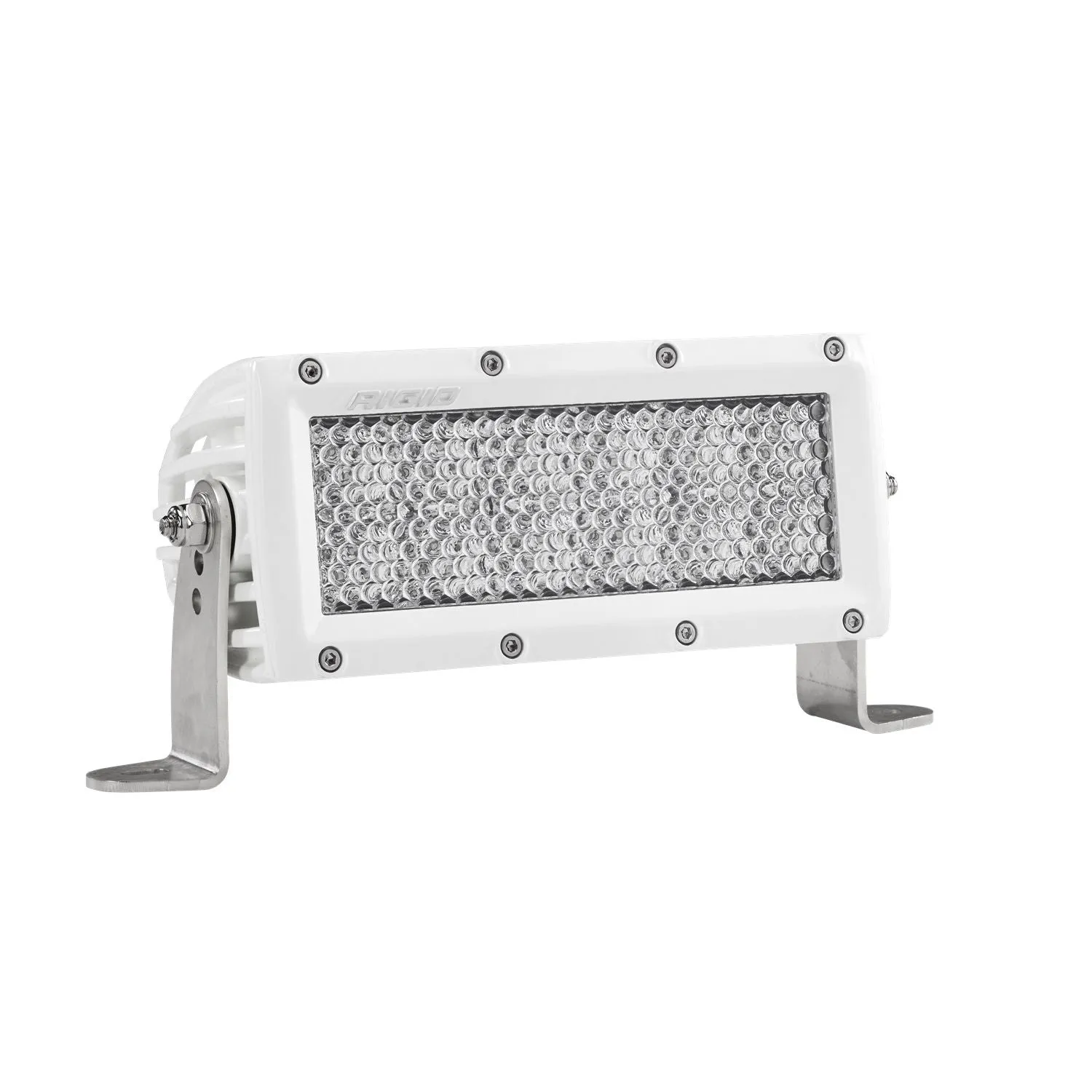 RIGID E-Series PRO LED Light Flood Diffused 6 Inch White Housing