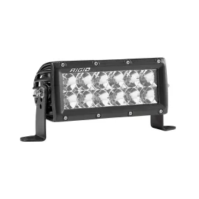 RIGID E-Series PRO LED Light Flood Optic 6 Inch Black Housing