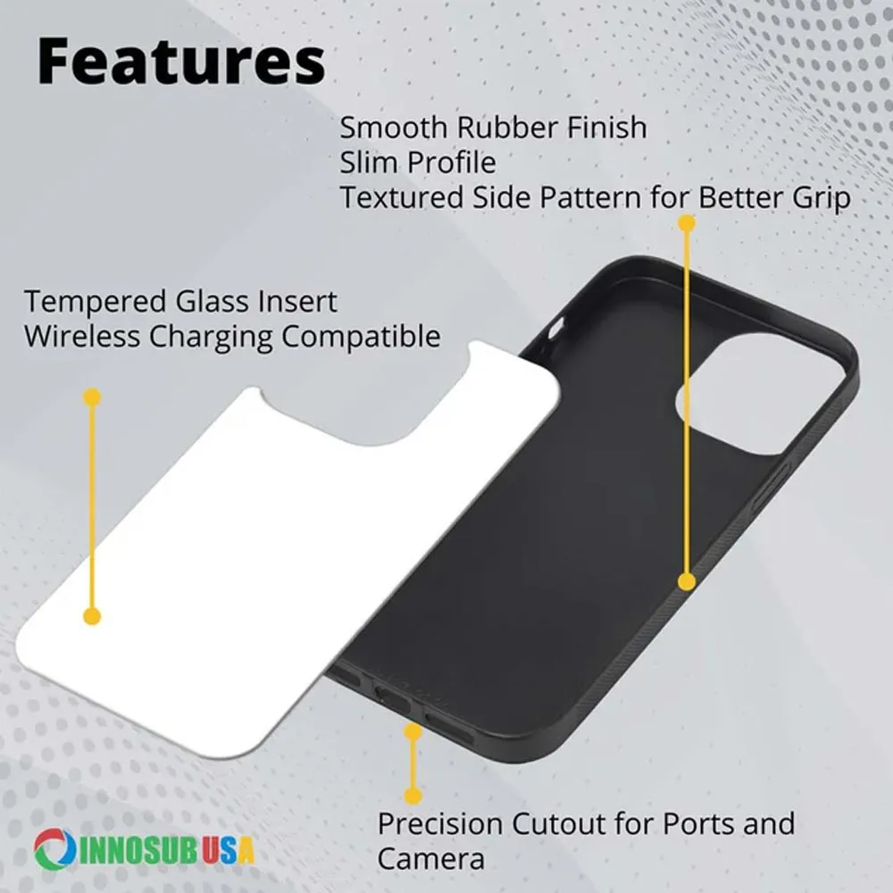 Sublimation Phone Cases for iPhone 11/12/13/14/15 | Rubber | Aluminum | Glass | Flip Wallet