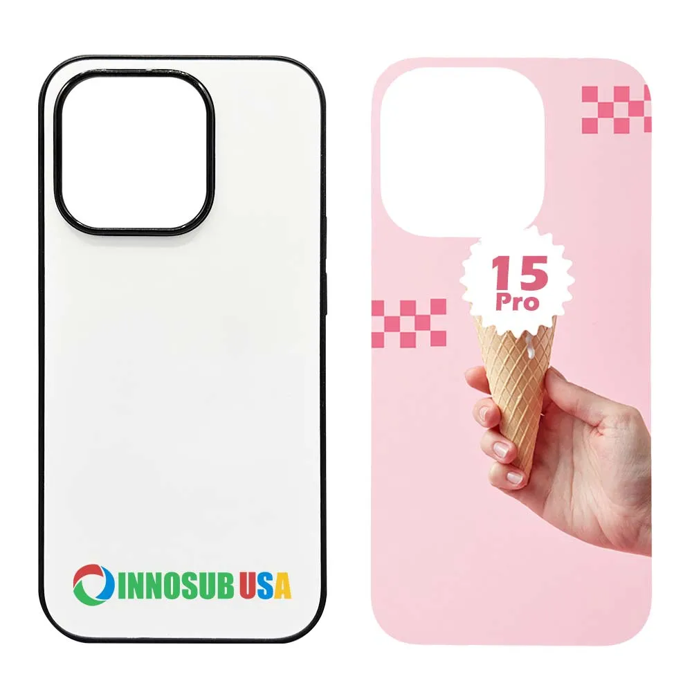 Sublimation Phone Cases for iPhone 11/12/13/14/15 | Rubber | Aluminum | Glass | Flip Wallet