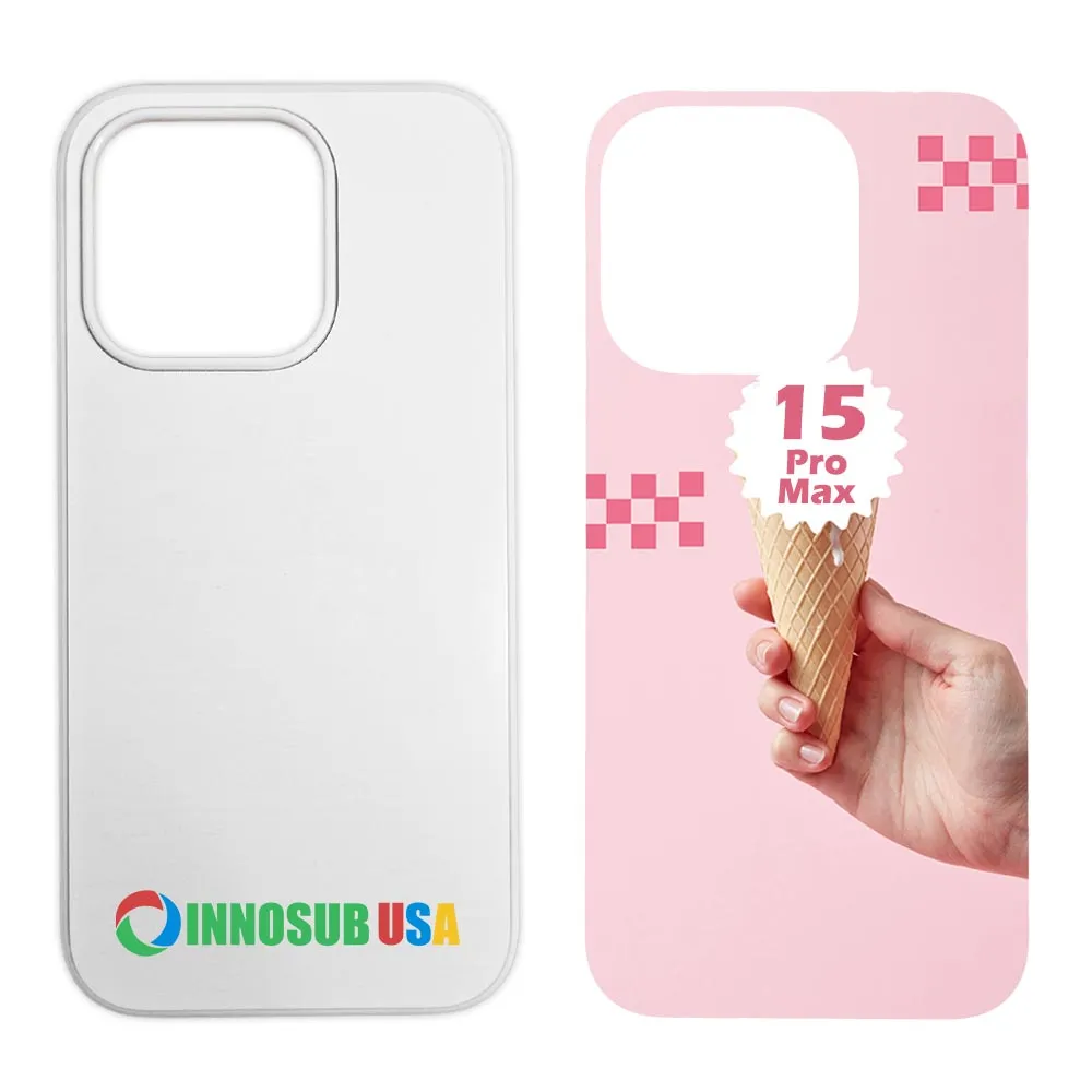 Sublimation Phone Cases for iPhone 11/12/13/14/15 | Rubber | Aluminum | Glass | Flip Wallet