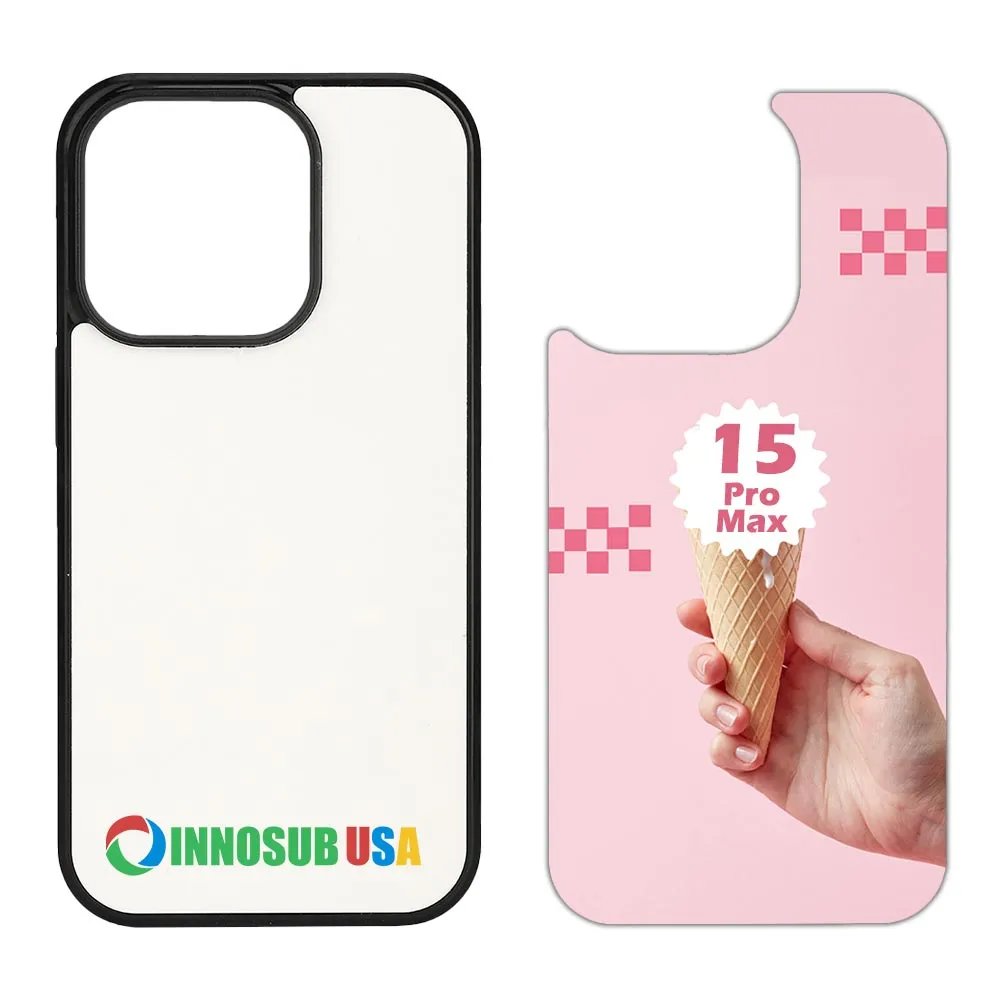 Sublimation Phone Cases for iPhone 11/12/13/14/15 | Rubber | Aluminum | Glass | Flip Wallet